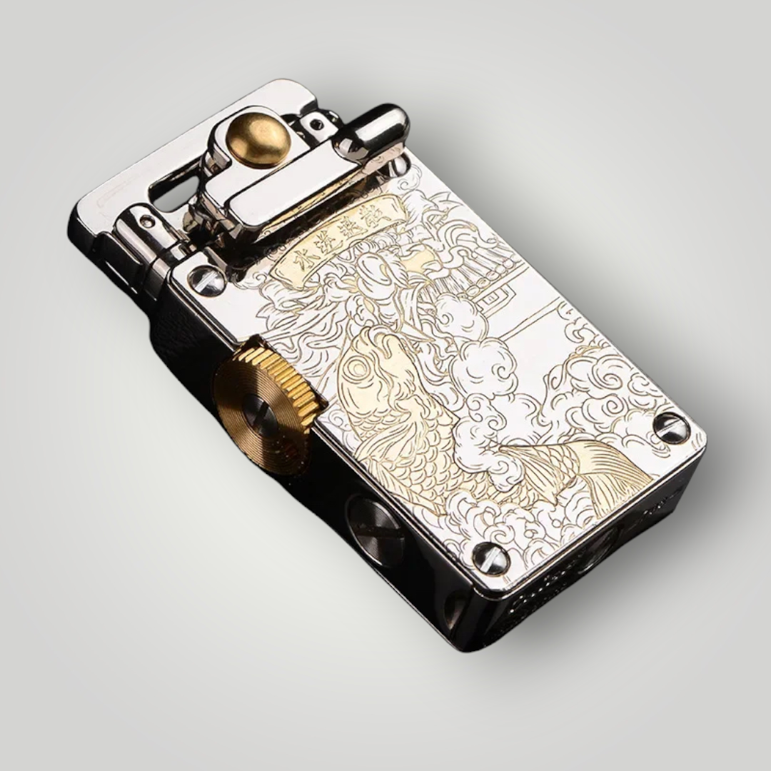 Metal Rocker Leather Lighter High-End