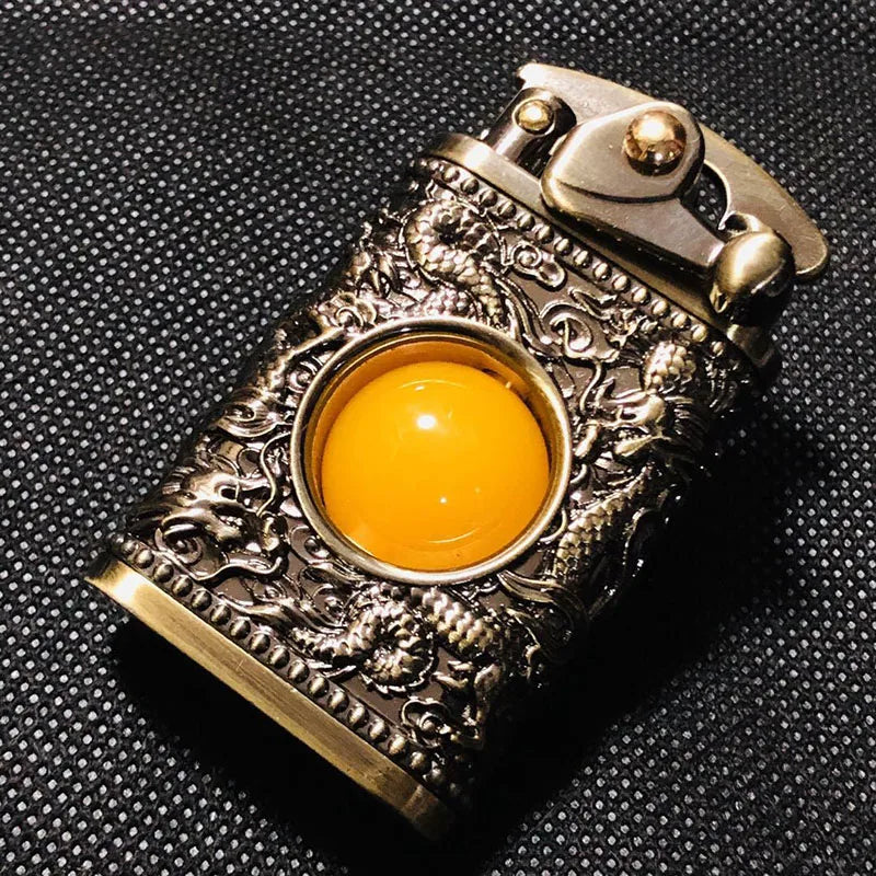 Retro Kerosene Windproof Rocker Lighter