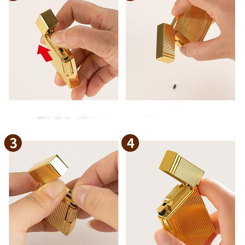 Classic Retro Vertical Stripes Lighter