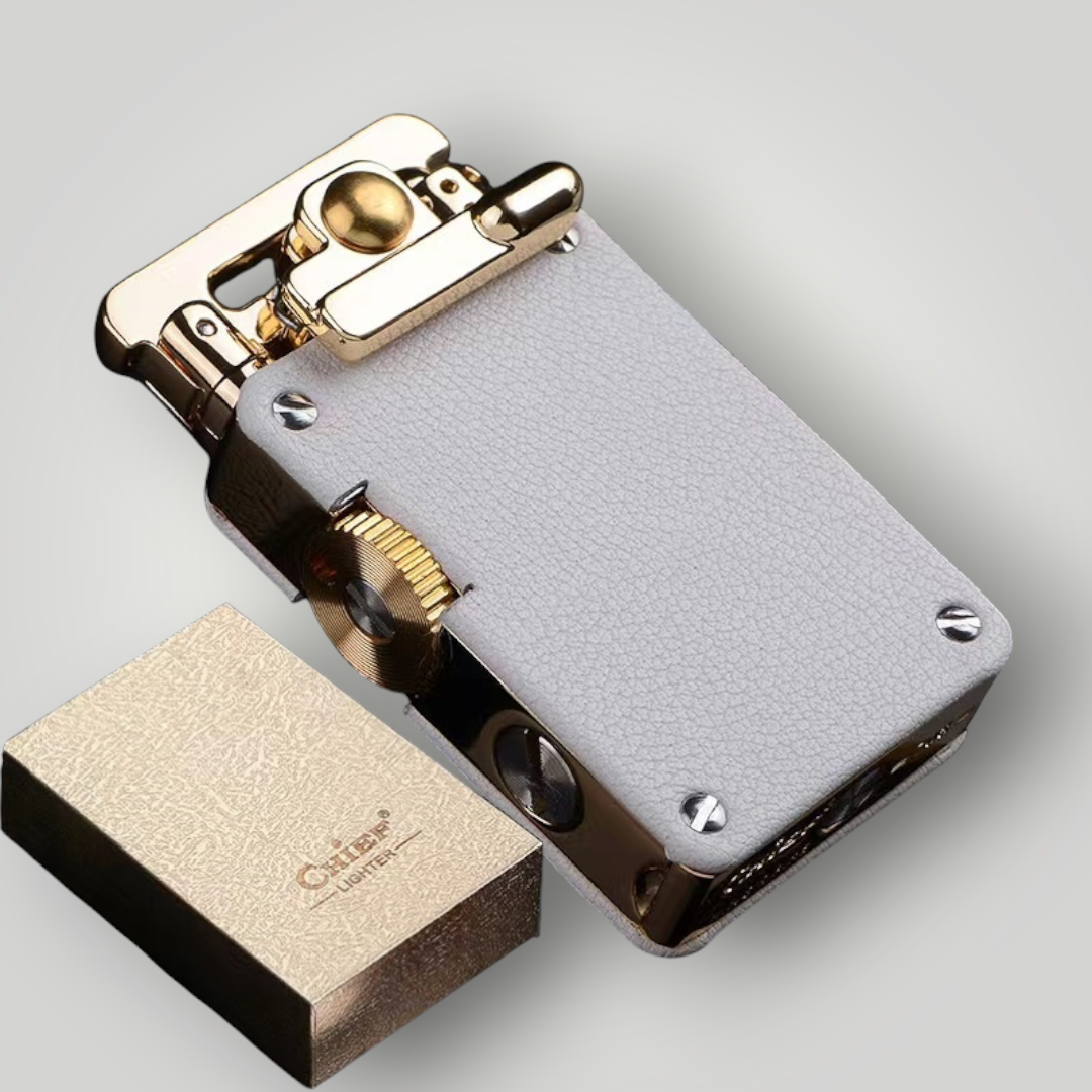 Metal Rocker Leather Lighter High-End