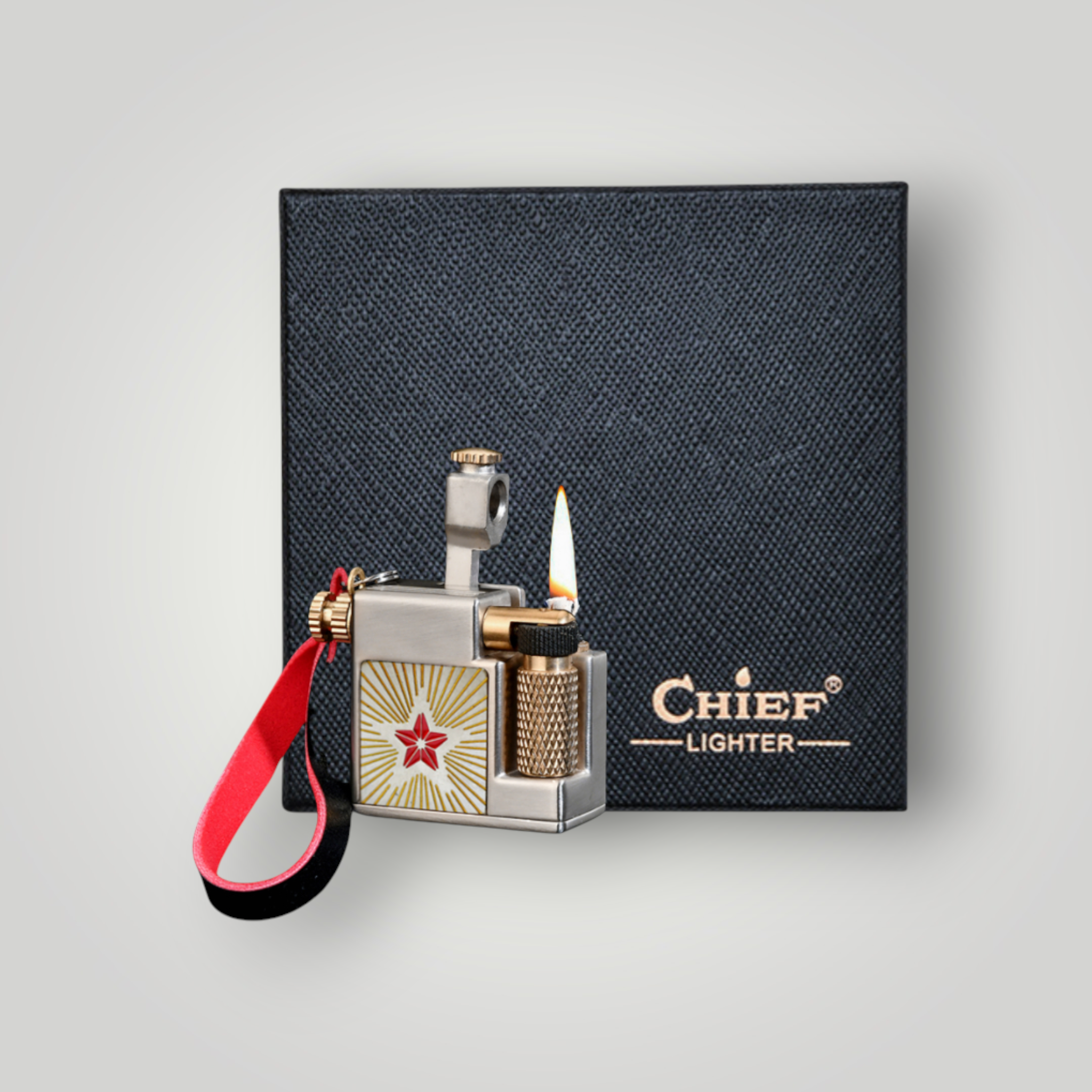 Pure Copper Square Vintage Lighter