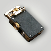Metal Rocker Leather Lighter High-End