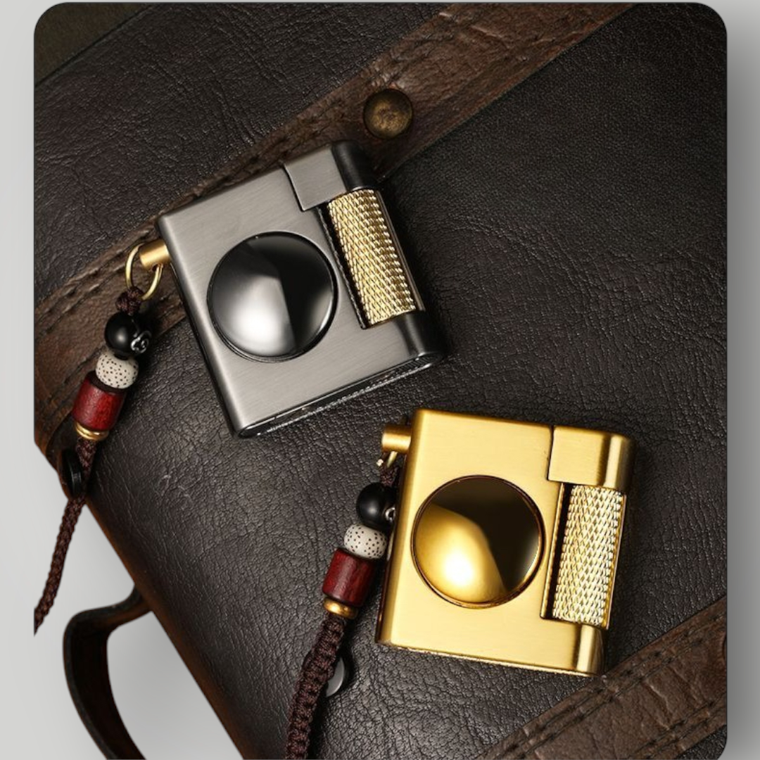 New Small Square Brick Oil Lighter