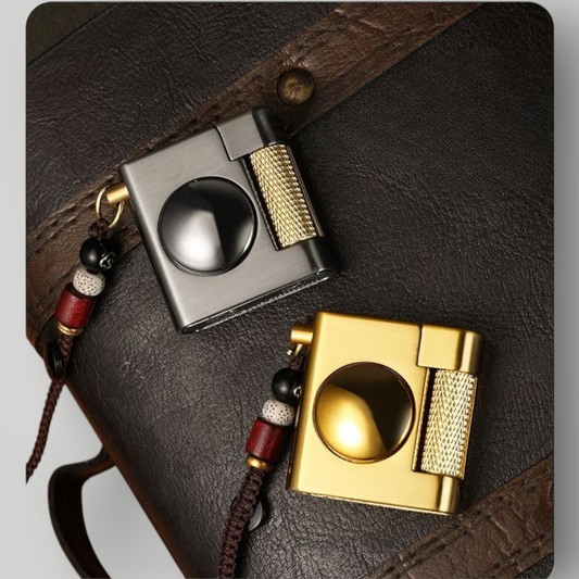 New Small Square Brick Oil Lighter