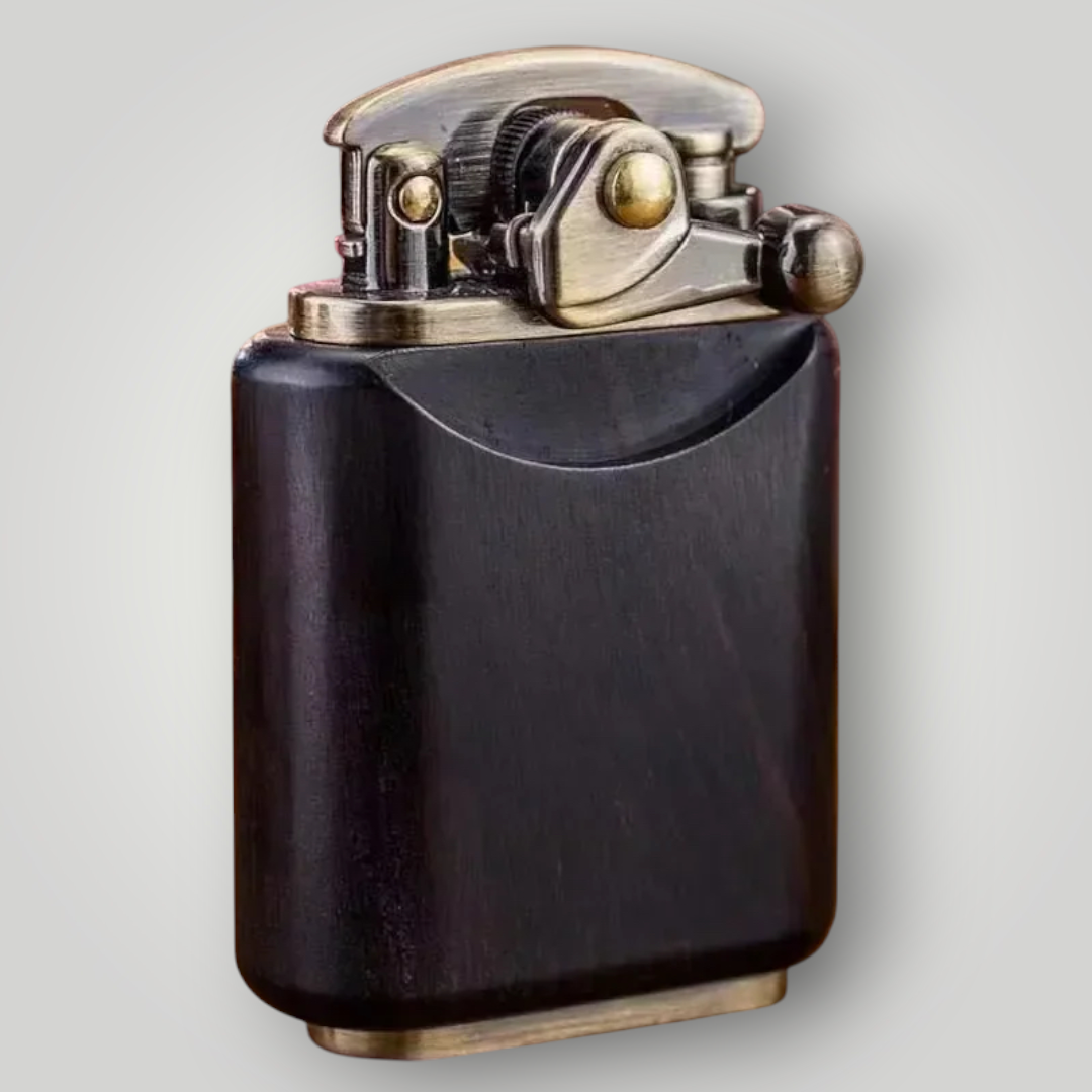 Rosewood Wooden Lighter Retro Copper