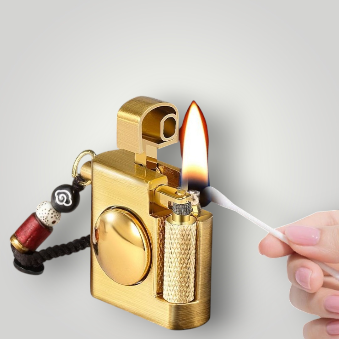 New Small Square Brick Oil Lighter