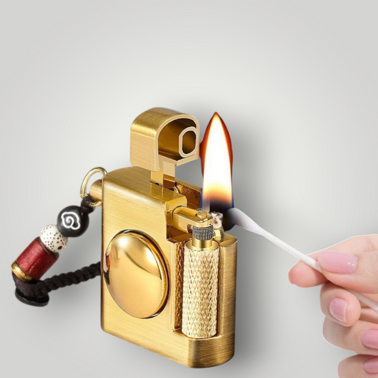 New Small Square Brick Oil Lighter