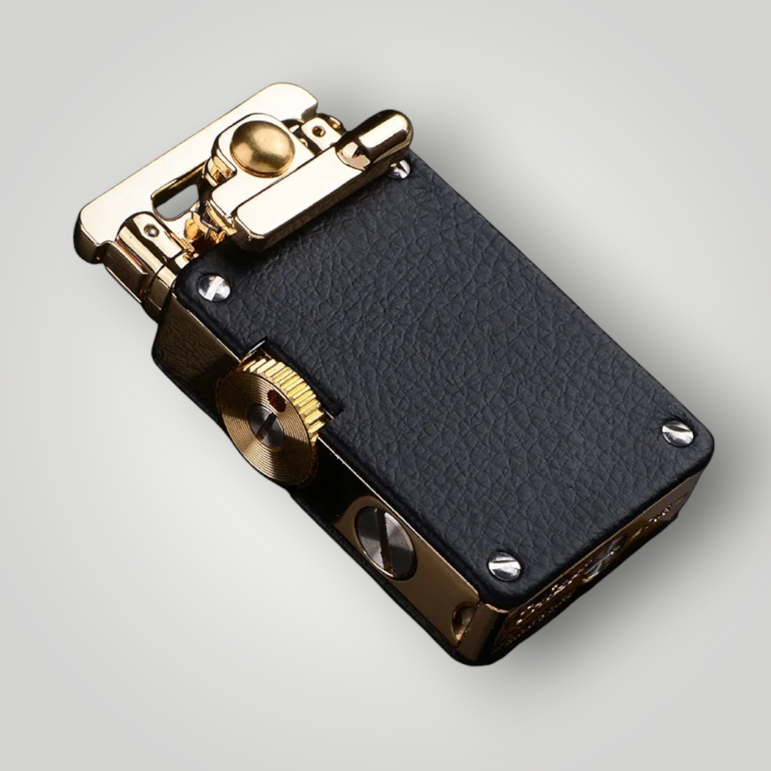 Metal Rocker Leather Lighter High-End