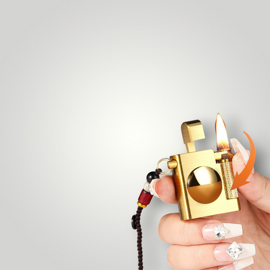 New Small Square Brick Oil Lighter