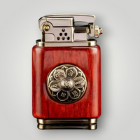 Rosewood Wooden Lighter Retro Copper