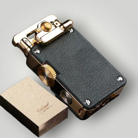 Metal Rocker Leather Lighter High-End