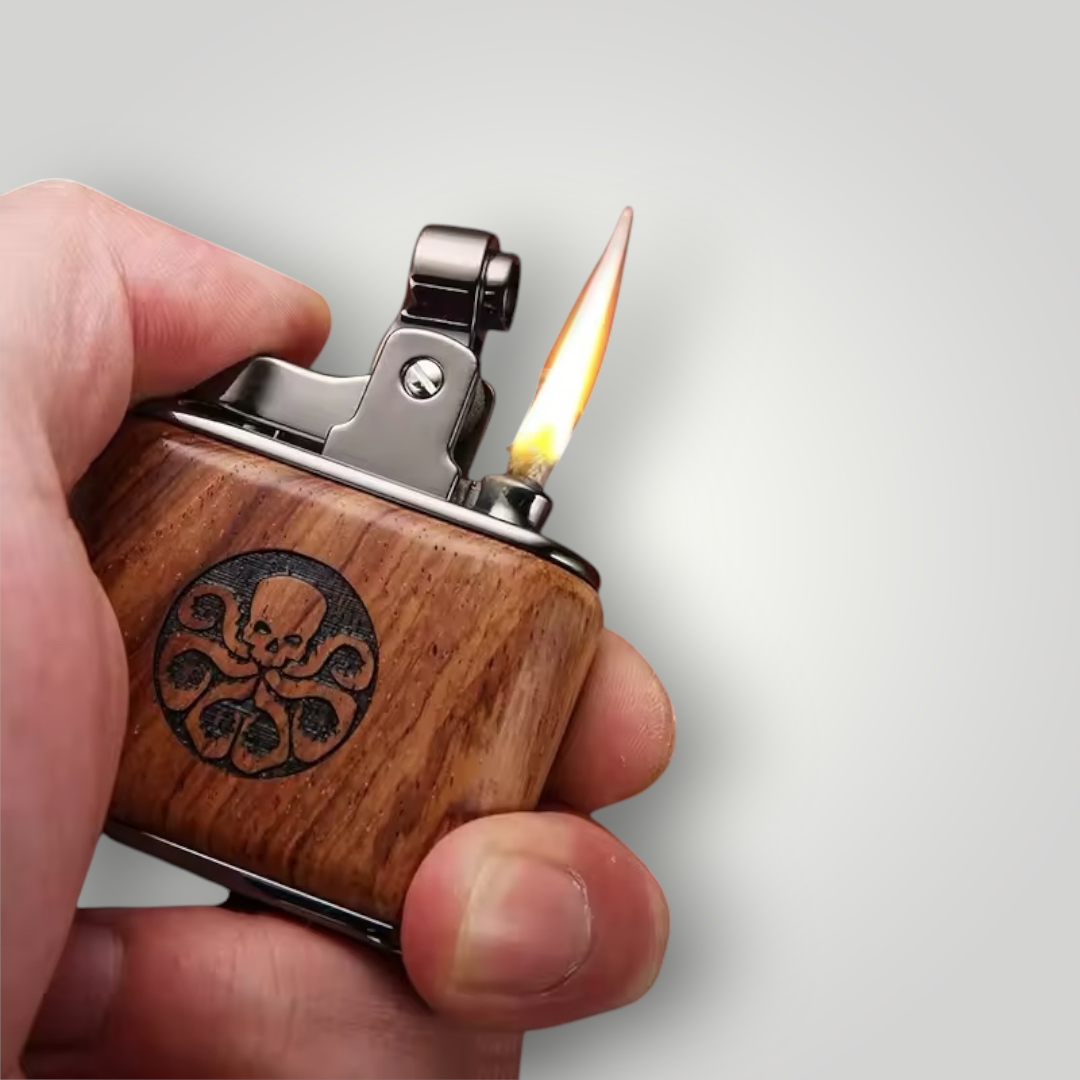 Classic Wooden Mechanical Push Ignition