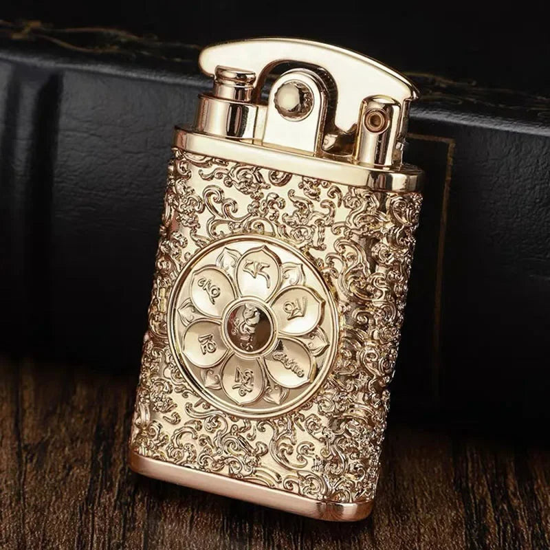 Retro Kerosene Windproof Rocker Lighter