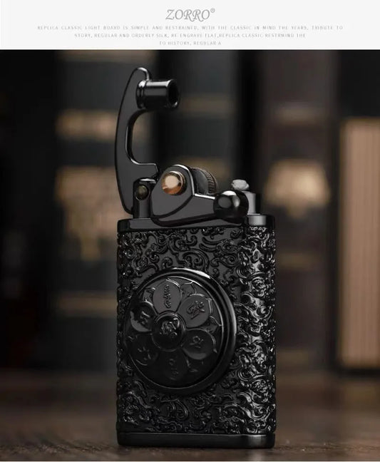 Retro Kerosene Windproof Rocker Lighter