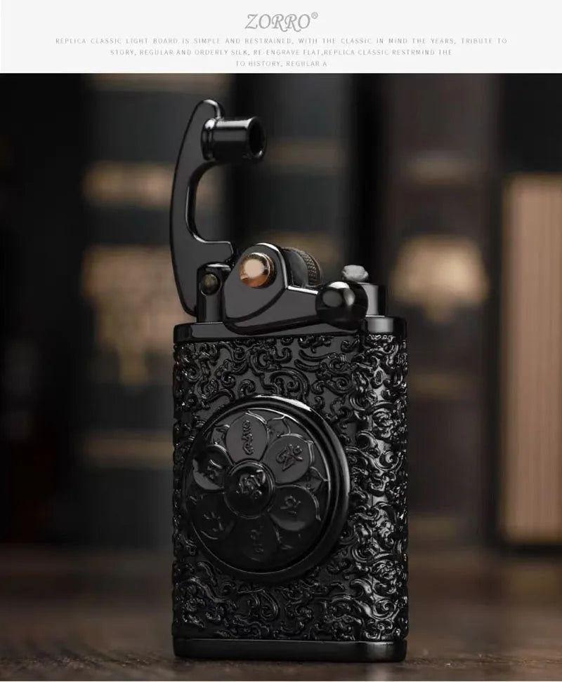 Retro Kerosene Windproof Rocker Lighter