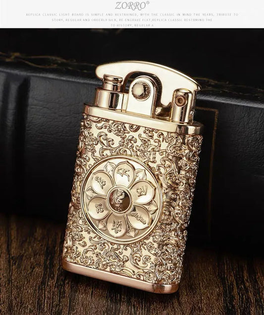 Retro Kerosene Windproof Rocker Lighter