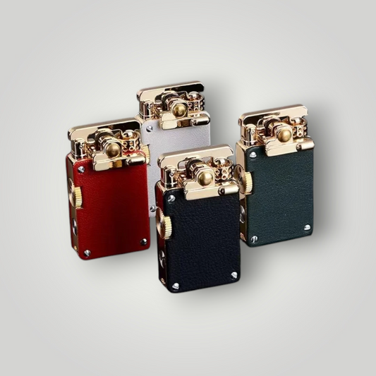 Metal Rocker Leather Lighter High-End