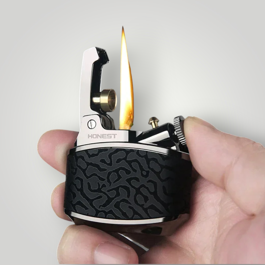 Old-fashioned Press and Pop-up Lighter