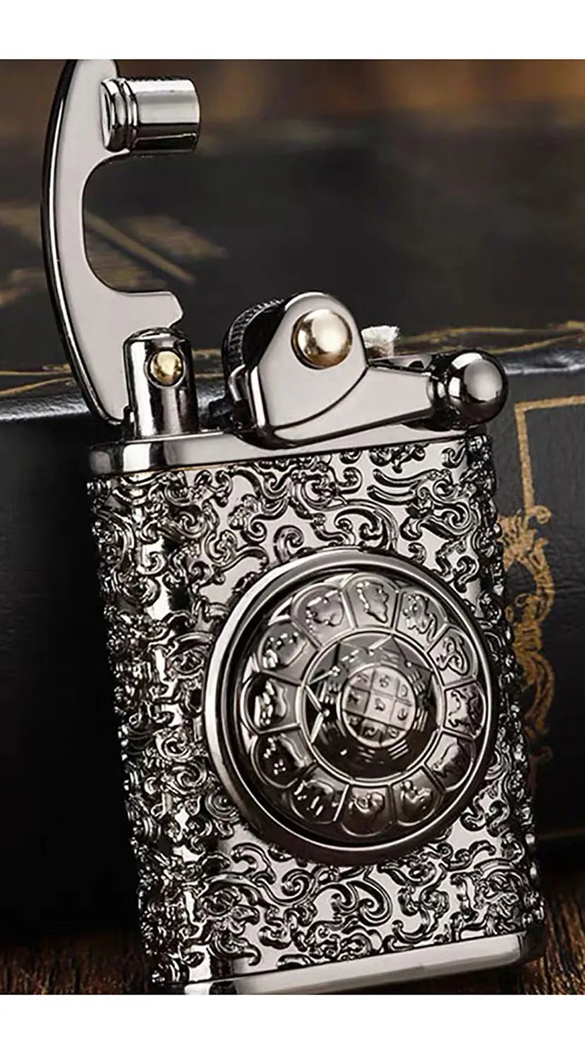 Retro Kerosene Windproof Rocker Lighter